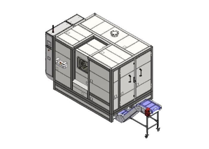 Conception et fabrication d’une machine de dessablage avec évacuation des déchets